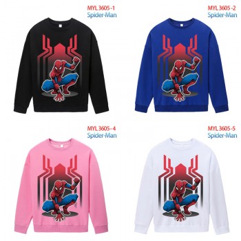 Spider-Man long sleeve round neck thin cotton hoodies cloth