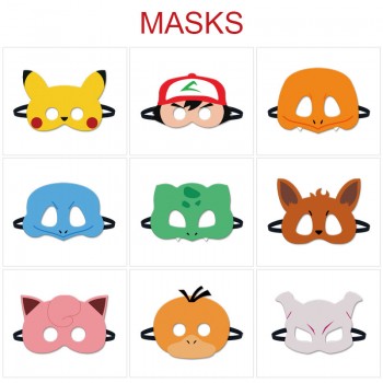 Pokemon anime cosplay felt masks eye patch