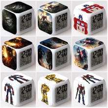 Transformers colorful alarm clock