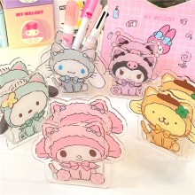 Melody kitty Cinnamoroll Kuromi Pochacco acrylic pen container holder