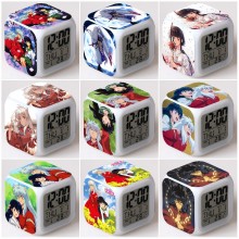 Inuyasha anime colorful alarm clock