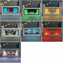 My Hero Academia anime 3D LED light box RGB remote control lamp