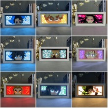 Demon Slayer anime 3D LED light box RGB remote con...