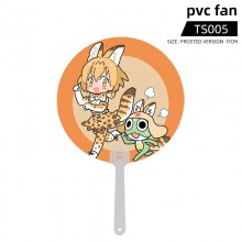 Keroro anime PVC fan circular fan
