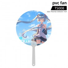 Hatsune Miku anime PVC fan circular fan