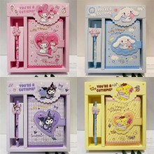 Sanrio Melody kitty Cinnamoroll Kuromi anime noteb...