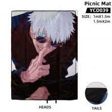 Jujutsu Kaisen anime waterproof cloth camping picnic mat pad