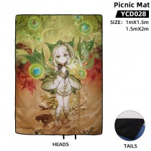 Genshin Impact game waterproof cloth camping picnic mat pad