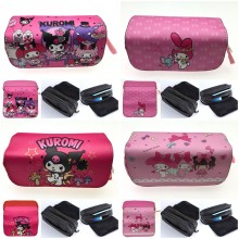 Sanrio Melody kitty Cinnamoroll Kuromi anime pen bag pencil case