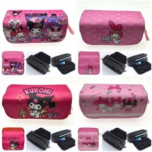 Sanrio Melody kitty Cinnamoroll Kuromi anime pen bag pencil case