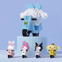 Sanrio Melody kitty Cinnamoroll Kuromi anime build...