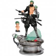 One Piece Cyberpunk Roronoa Zoro anime figure(can lighting)