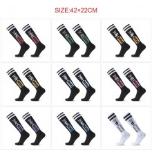 One Piece anime long knit socks