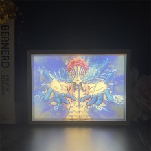 Demon Slayer anime 3D 3 Color Lamp Touch Lampe Nightlight+USB