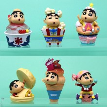 Crayon Shin-chan anime figures set(6pcs a set)(OPP...