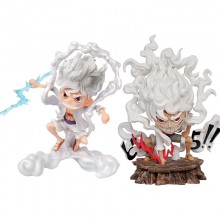 One Piece SD Luffy Nika Sun God Gear 5 anime figur...