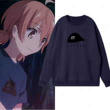 Koito Yuu anime round neck thin long sleeve cotton hoodies