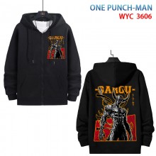 One Punch Man anime zipper cotton long sleeve hoodies cloth
