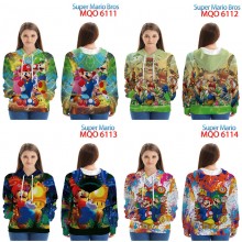 Super Mario anime long sleeve thin hoodies cloth