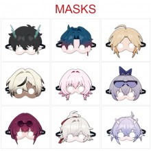 Honkai Star Rail game anime cosplay felt masks eye patch