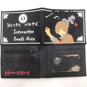 Death Note anime silicone wallet