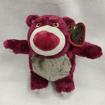 8inches Lotso strawberry bear anime plush dolls set(12pcs a set)