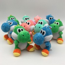 5inches Super Mario plush dolls set(10pcs a set)