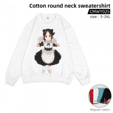 Kaguya-sama anime cotton round neck sweatershirt h...
