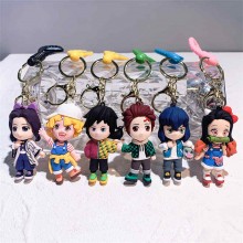 Demon Slayer anime figure doll key chains