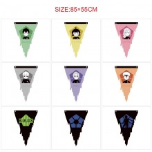 Blue Lock anime triangle pennant flags 85CM