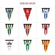 NBA basketball triangle pennant flags 85CM