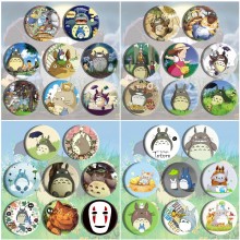 TOTORO anime brooch pins set(8pcs a set)58MM