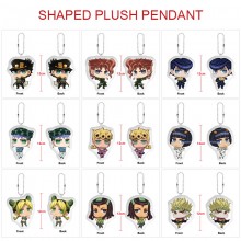 JoJo's Bizarre Adventure anime custom shaped plush doll key chain