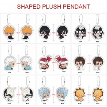 Bleach anime custom shaped plush doll key chain