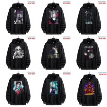 Jujutsu Kaisen anime American Retro Make Old Washable Cotton Hoodies