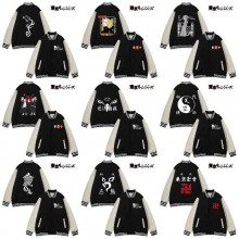 Tokyo Revengers anime baseball block jackets uniform coats hoodie