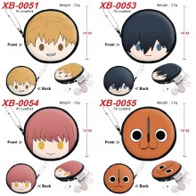 Chainsaw Man anime pu zipper round wallet coin purse