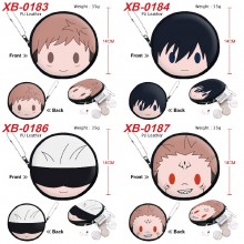 Jujutsu Kaisen anime pu zipper round wallet coin purse