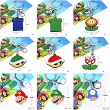 Super Mario anime alloy key chain