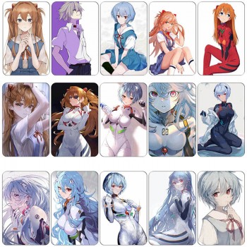 EVA anime card crystal stickers set(10pcs a set)