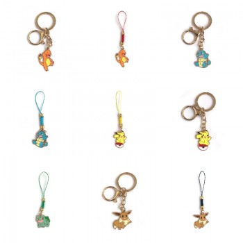 Pokemon anime key chain phone straps set