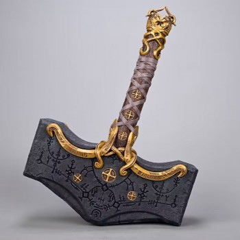 God of War Hammer game figure