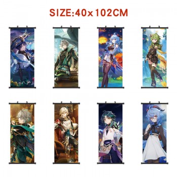 Genshin Impact game wall scroll wallscrolls 40*102CM