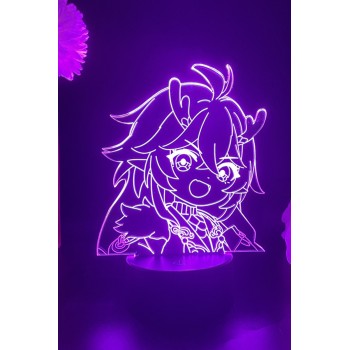 Honkai Star Rail game 3D 7 Color Lamp Touch Lampe Nightlight+USB