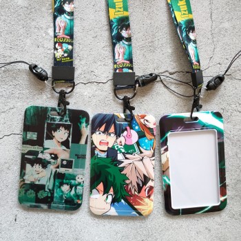 My Hero Academia ID cards holders cases lanyard key chain