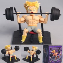 Dragon Ball Trunks barbell fitness anime figure