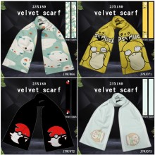 Pokemon anime velvet scarf