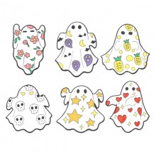 Halloween ghost alloy brooch pins