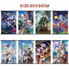 Genshin Impact game wall scroll wallscrolls 60*90C...