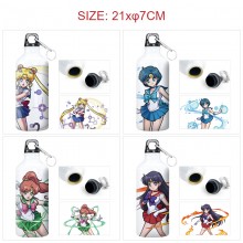 Sailor Moon anime aluminum alloy sports bottle ket...